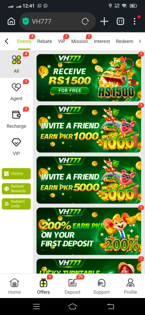 Vh777 Game App